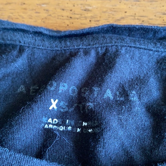 Black Aeropostale crop top - Picture 4 of 4